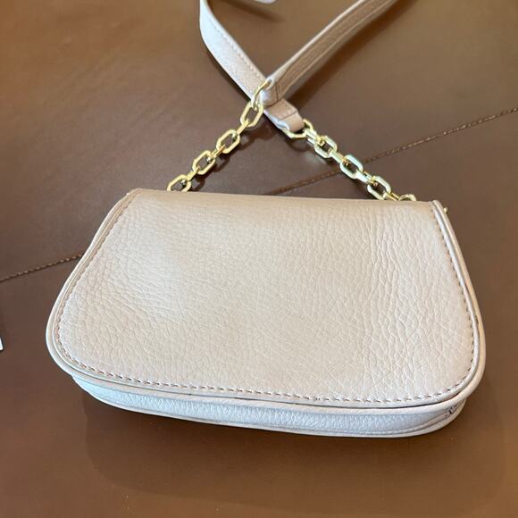 Tory Burch Britten Mini Crossbody Bag Light Oak Designer Preppy Concerts - Picture 7 of 9